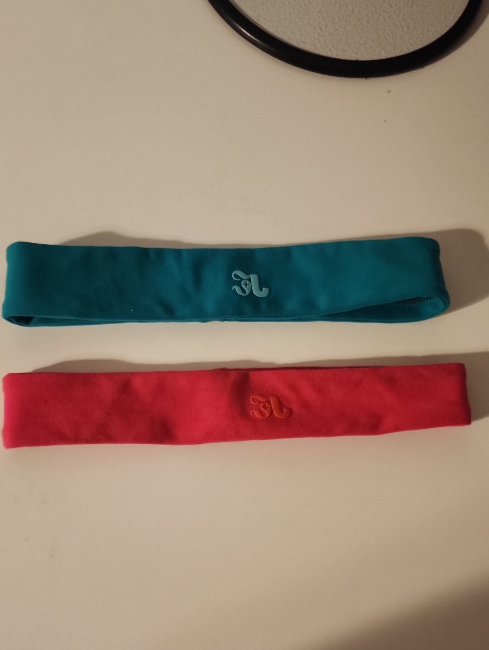 Lululemon Teal & Coral Headbands